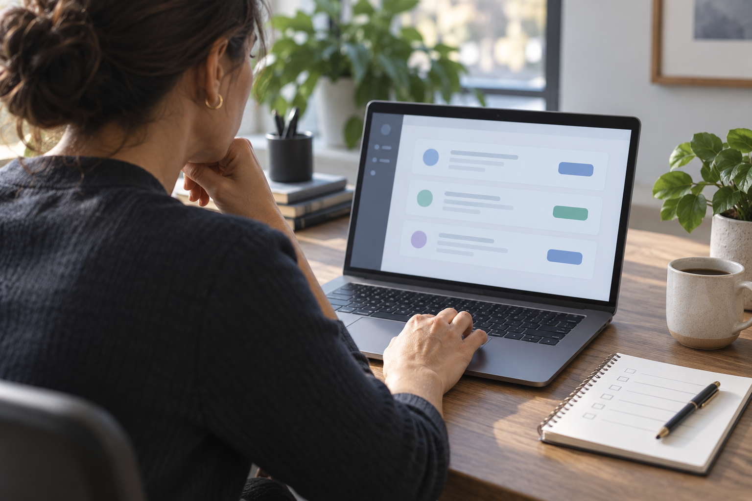 Руководитель проверяет предложение ИИ перед действием в CRM